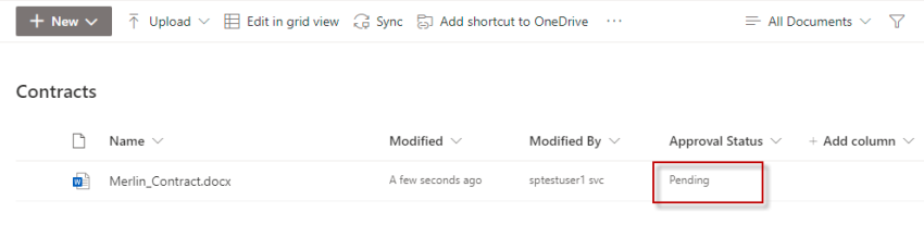 Document Approval In SharePoint Modern Sites